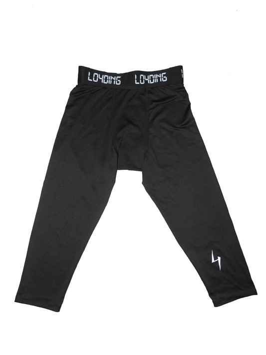 LO4DING 3/4 TIGHTS | BLACK