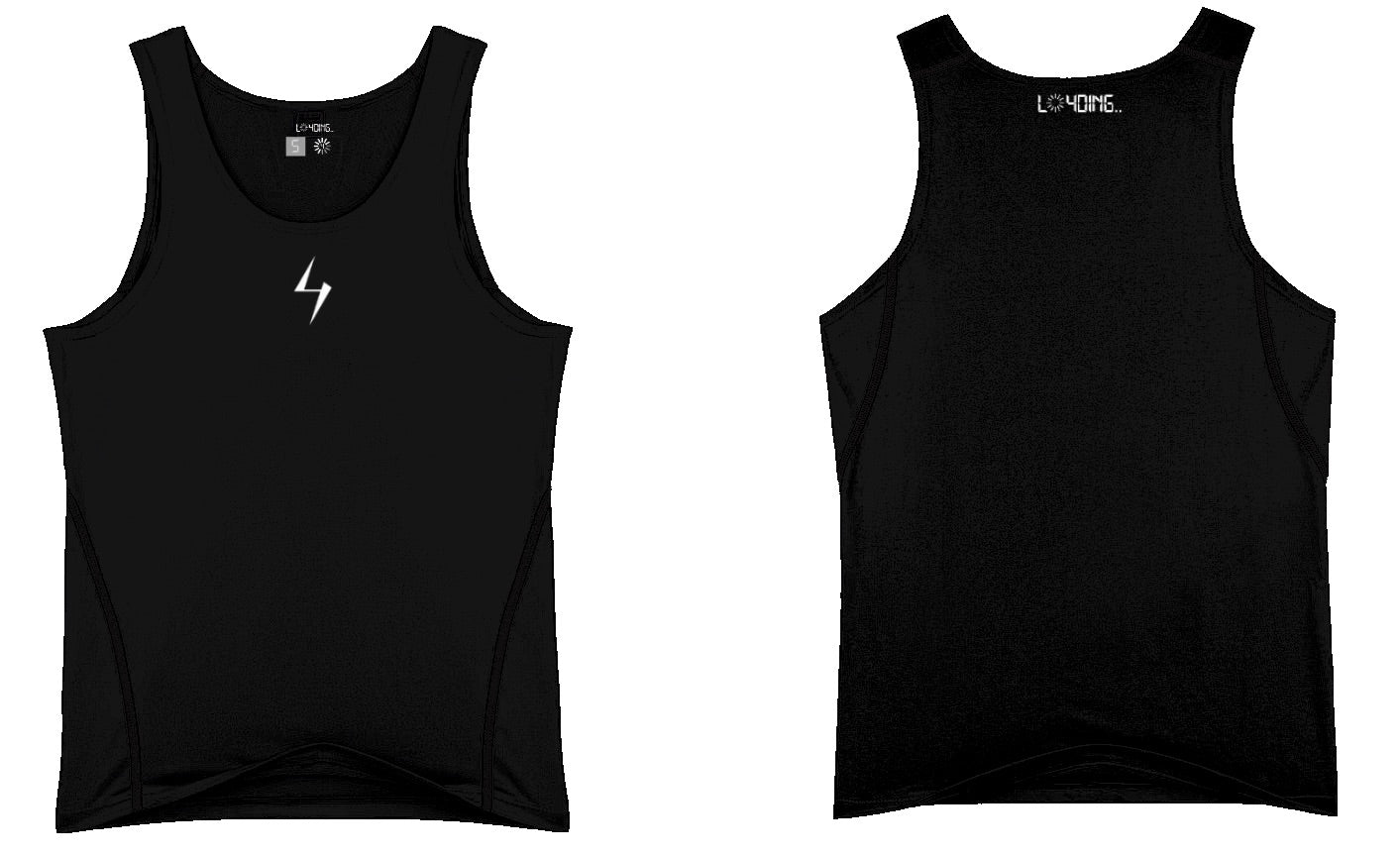 Lo4DING.. LOGO TANK | BLACK